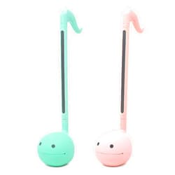 Otamatone Japanese Electronic Musical Instrument Portable Music Synthesizer from Japan by Maywa Denki Studio Award Winning, Educational Fun Gift for Children, Teens & Adults - Mint, Strawberry Set