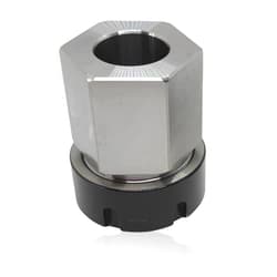Lzcdelyxiao ER32 Hex Collet Block - Carbon Steel Workholding Holder for CNC Lathe Engraving Machine