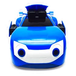 TULGIGS Power Battle Watch Shooting Car Korean Animation Character Toy (Bluewil)