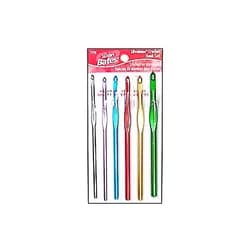 Susan Bates NOM071217 Silvalume Aluminum Crochet Hook Set