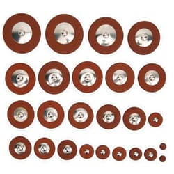 Bnineteenteam 25pcs Sax Pads Replacemen Set, The Tenor Saxophone Pads Replacement Kit with 13 Different Sizes