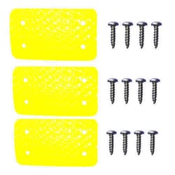 Unhinged Solutions Unbreakable Cooler Hinges - Set of 3 Repurposed Fire Hose Replacement Hinges for Igloo Coolers - Durable, Impact-Resistant, Easy to Install, Includes 12 Screws - Made in The USA