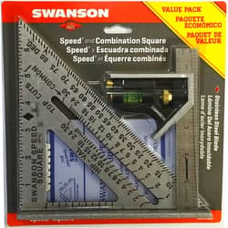 Swanson Tool SWANSON S0101CB Speed Square Layout Tool with Blue Book and Combination Square Value Pack