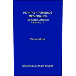 Spanish Edition by Dioscórides (Author), Pseudo Dioscórides (Author), Manuela García Valdés (Translator, Contributor), Mercedes López Salvá (Translator), Carlos García Gual (Contributor) & 2 more Format: Kindle Edition Plantas y remedios medicinales (de materia médica) Libros IV-V (Biblioteca Clásica Gredos nº 254) (Spanish Edition)