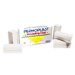 AMACO Permoplast Modeling Clay, Cream, 5 lbs.