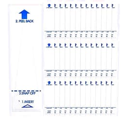 V cool livat 100 Pack Thermometer Probe Covers - Disposable Universal Digital Oral Rectal Thermometer Covers Thermometers Sleeve