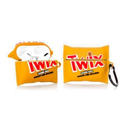 YLFYSF Airpods Pro Silicone Case 3D Cartoon Funny Cute Cover Compatible for Apple Airpods Pro [Snacks Food Series 1] (Chocolate Twix)