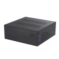 Goodisory A01 Aluminum Mini-ITX HTPC Desktop Computer Chassis (Black Aluminum)