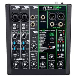 Mackie ProFX6v3 Mixer Number of Channels:6