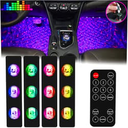 BukNikis Car Interior Atmosphere Lights, USB Plug-in Romantic Stars Lights for Cars, DC 12V