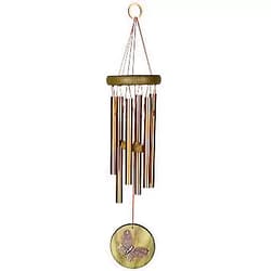 Woodstock Chimes HCGB The Original Guaranteed Musically Tuned Chime Habitats-Butterfly, Green