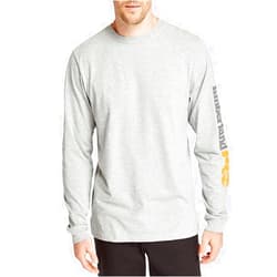 Timberland PRO Men's Base Plate Blended Long-Sleeve T-Shirt with Logo