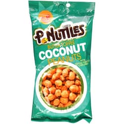 Adams & Brooks, Inc. P-Nuttles Butter Toffee Coconut Peanuts, 5.5 Ounce Bag