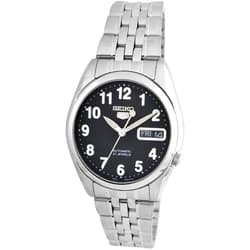 SEIKO Sieko Men's SNK381K Stainless Steel Analog with Black Dial Watch