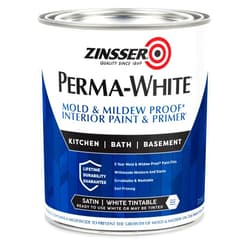 Zinsser 1 qt. White Satin Water Interior Paint
