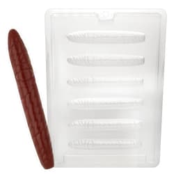 Cybrtrayd Life of the Party Cigar with Band Chocolate Candy Mold in Sealed Protective Poly Bag Imprinted with Copyrighted Cybrtrayd Molding Instructions