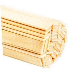 Pllieay 60 Pieces Bamboo Sticks Wooden Craft Sticks Extra Long Sticks for Crafting (15.7 Inches Length × 3/8 Inches Width)
