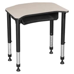 Regency Seating Regency Ferris Height Adjustable School Student Desk with Storage, 26