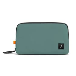 Native Union Stow Lite Organizer W.F.A Tech Organizer – Minimalist Travel Pouch Made of Recycled Materials for Everyday Accessory Storage & Protection – Stores Cables, Chargers & More (Slate Green)