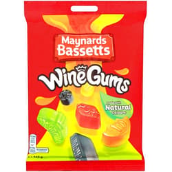 Wine Gums Maynards Bassetts Wine Gums £1 Sweets Bag 165g - PACK OF 3