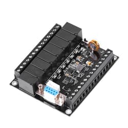 Yuecoom DC 24V PLC Regulator, FX1N-20MR Industrial Control Board Programmable Logic Controller for Industrial Automatic Control