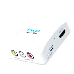 KUYIA RCA to HDMI Converter AV to HDMI 1080P Component Composite to HDMI Adapter Supporting for PAL NTSC PC TV STB Xbox Wii PS4 PS3 VHS VCR Camera N64 with USB Charge Cable