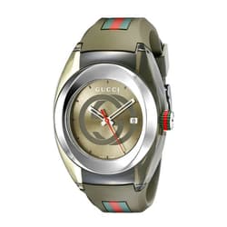 Gucci SYNC XXL Khaki Watch(Model:YA137106)