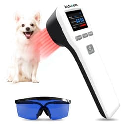 Kdvioo Dog Red Light Laser Therapy Device, Cold Laser Therapy Devices for Pain Relief, 4x808nm+16x650nm, Home Light Therapy Machine for Dog Hip Dysplasia, Light Therapy Device for Animals, Horses