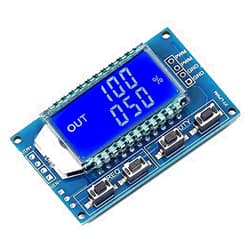 IS PWM Frequency Meter, Icstation 1Hz-150KHz DC 3.3V-30V PWM Pulse Frequency Generator Signal Function Generator with LCD Display Adjustable Duty Ratio 0~100% Square Rectangular Wave Signal Generator