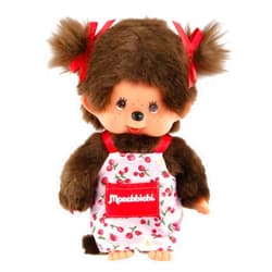 Sekiguchi Monchhichi - Girl Flower Apron Plush Doll