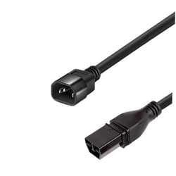 Toptekits C14 to SAF-D-Grid T-Latch Power Cord, SAF-D-Grid T-Latch Plug to IEC 320 C14 Power Cable SJT 16AWG,10ft/3m (C14 to Saf-D-Grid)
