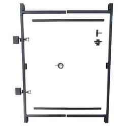 Adjust-A-Gate Steel Frame Lockable 2-Way Gate with Installation Building Kit, 36