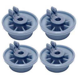 PartsBroz 165314 Dishwasher Lower Rack Wheel (4-Pack) - Compatible with Bosch Gaggenau Thermador Kenmore Dishwasher - Replaces 165314 AP2802428 PS3439123 PS8697067 00420198 420198 423232