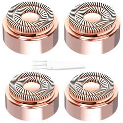 BECHY Women Facial Hair Remover Replacement Heads Gen 2 for Finishing Touch Flawless,Double Halo Face Razor Replacement Heads for Flawless Painless Face Hair Remover Tool
