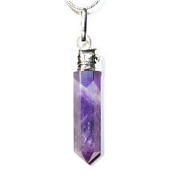 Zenergy Gems CHARGED Himalayan Amethyst Crystal Perfect Pendant™ + 20