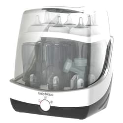 Baby Brezza 10 Minute Baby Bottle Sterilizer + Dryer - Superfast Electric Steam Sterilization - Universal Sterilizing for All Bottles, Pacifiers + Breast Pump Parts