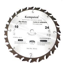 Kempston Corporation Kempston 99312 10-Inch by 24 Tooth Industrial Rip Thick Kerf Blade with 5/8-Inch Arbor