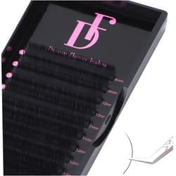 DF touchjoy DF Lash Extension Volume Lashes Extension 0.03 CC Curl 15-20mm Mixed Tray Individual lash Extensions Classic Lash Extensions Soft Matte Black Single Eyelashes Professional Salon Use