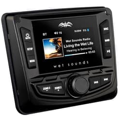Wet Sounds | WS-MC-2 | AM/FM/Weather Band Tuner with RBDS and SiriusXM-Ready®