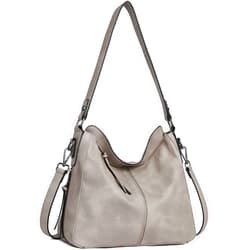 BROMEN Purses for Women Vegan Leather Hobo Bags Designer Handbags Large Shoulder Crossbody Bag with Adjustable Strap