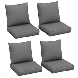 UDPATIO Outdoor Cushions for Patio Furniture, 4'' Replacement Cushions for Outdoor Furniture, Water-Resistant Patio Furniture Sectional Cushions for Sofa Couch Bench, Grey
