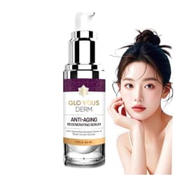 PIUOP Glo Vous Derm Luxe Anti Aging Serum, Glo Vous Derm Luxe Anti Wrinkle Crea, Moisturizer Daily Face Gel, Nourishing Cream for Dry & Sensitive Skin