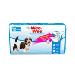 Four Paws Wee-Wee Super Absorbent Disposable Dog Diapers, Extra Small (12 Count)