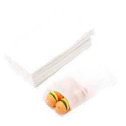LoveBB 200 Pcs Small Glassine Bags - 2 3/4 x 4 inch Flat Semi-Transparent Paper Bags for Party Favor Cookies, Candies, Chocolate, Treats