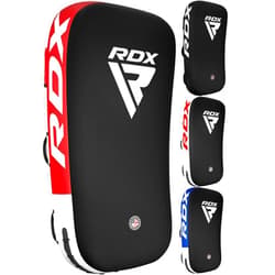 RDX Muay Thai Pad for Training, Curved Kickboxing Kicking Strike Shield, Coaching Kick Boxing, MMA, Martial Arts, Karate, Taekwondo, Punching, Foot, Knee and Elbow Target (One Pad Only)