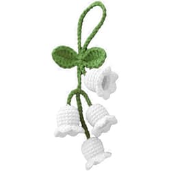 Htppzjr Creative Knitted Orchid Flower Keychain Charms Crochet Flower Pendant for Car Key Purse Phone Supplies Mini Macrame Keychains Boho Macrame Bag Charms or Car Key Purse Phone Wallet