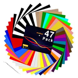 HTVRONT HTV Heat Transfer Vinyl Bundle: 47 Pack 12