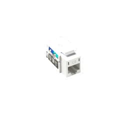 Lutron CON-1P-C6-WH Claro 8-Conductor Telephone Jack, White