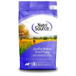 KARLTUFOU Tuffy'S Pet Food Nutrisource 1.5-Pound Chicken And Rice Formula Breed Dry Puppy Food, Small/Medium