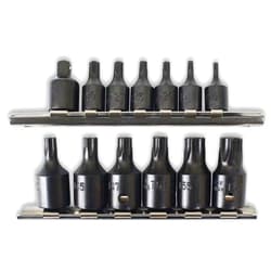 ARTESIA TOOL WANSON 15 Piece Torque Socket Set | Chrome Vanadium Steel | Clear Markings | Includes 1/4